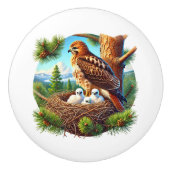 かわいい鳥は動物を愛する セラミックノブ (正面)