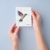 かわいい鳥フルカラーギフト|母の日の鳥 チラシ (手)