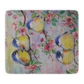 かわいい鳥切り板 カッティングボード (正面)