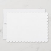 かわいい鳥茶パーティーフラットカード サンキューカード (裏面)