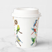 かわいい鳥1歳の誕生日パーティー 紙コップ (右)