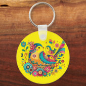 かわいい鳥 キーホルダー (正面)