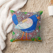 かわいい鳥 クッション (ブランケット)