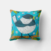 かわいい鳥 クッション (裏面)