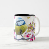 かわいい鳥 ツートーンマグカップ (正面右)