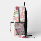 かわいい鳥 プリントバックパック (右)