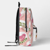 かわいい鳥 プリントバックパック (左)