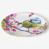 かわいい鳥 ペーパープレート (アングル)