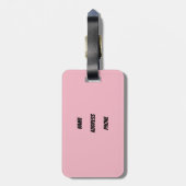 かわいい鳥 ラゲッジタグ (裏面縦)