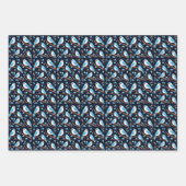 かわいい鳥 ラッピングペーパーシート (正面3)