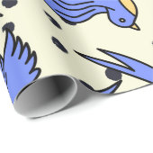 かわいい鳥 ラッピングペーパー (ロールコーナー)