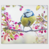 かわいい鳥 ラッピングペーパー (フラット)