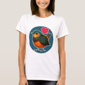 かわいい鳥 Tシャツ (正面)