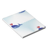 かわいい鳴動 ノートパッド (アングル)