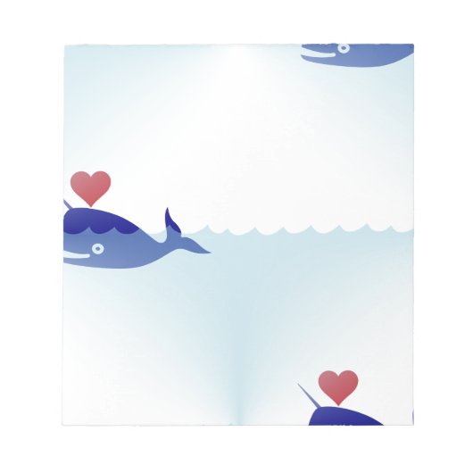 かわいい鳴動 ノートパッド (正面)