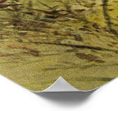 かわいい鶏とチキンカントリーのキッチン ポスター (角)