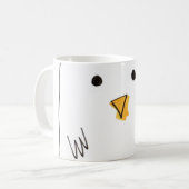 かわいい鶏のドルビー落書き コーヒーマグカップ (正面左)