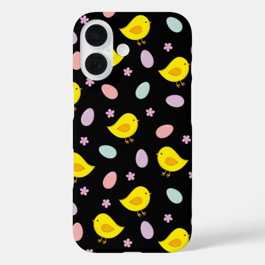 かわいい鶏の卵イースターパターカスタムンの色 Case-Mate iPhoneケース (裏面)