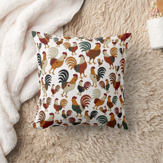 かわいい鶏の枕 クッション (ブランケット)
