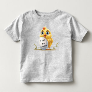 かわいい鶏 トドラーTシャツ