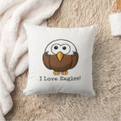 かわいい鷲の漫画 クッション (ブランケット)