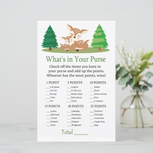 かわいい鹿あなたの財布のゲームの中に何がある (スタンド正面)