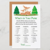 かわいい鹿あなたの財布のゲームの中に何がある (正面/裏面)