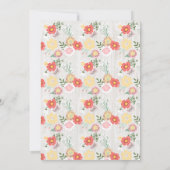 かわいい鹿とママ鹿のベビーシャワー招待状 招待状 (裏面)