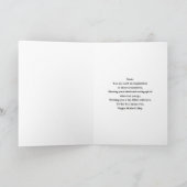 かわいい鹿に囲まれたバラお母さんのデイカード シーズンカード (内部)