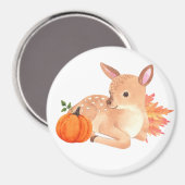 かわいい鹿の磁石 マグネット (正面/裏面)