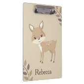 かわいい鹿の秋インスピレーション クリップボード (右)