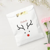 かわいい鹿の顔,ぼかし フェイバーバッグ (封をした状態)