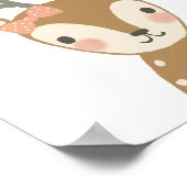 かわいい鹿は優しい子どもたち ポスター (角)