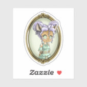 かわいい鹿アニメガールカワイイ シール (シート)