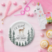 かわいい鹿オベビーベビーシャワー ペーパープレート (パーティー)