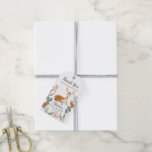 かわいい鹿テーマ男女兼用秋ベビーシャワー ギフトタグ (より糸付き)