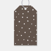 かわいい鹿テーマ男女兼用秋ベビーシャワー ギフトタグ (裏面)