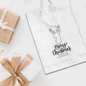 かわいい鹿メリークリスマス ラバースタンプ