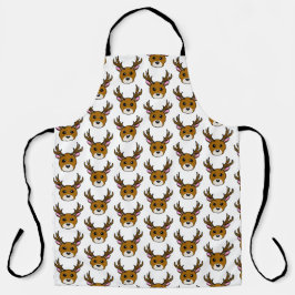 かわいい鹿 エプロン