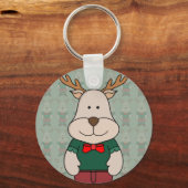 かわいい鹿 キーホルダー (正面)