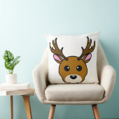 かわいい鹿 クッション (椅子)