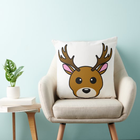 かわいい鹿 クッション (椅子)