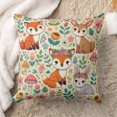 かわいい鹿 クッション (ブランケット)