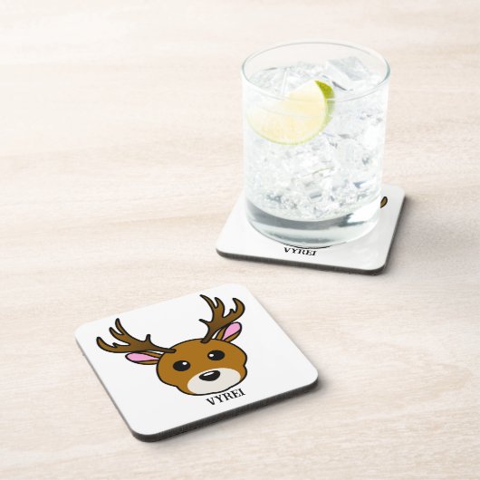 かわいい鹿 コースター (右側)