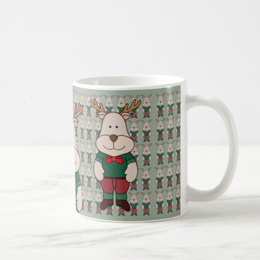 かわいい鹿 コーヒーマグカップ (右)