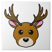 かわいい鹿 タイル (正面)