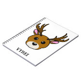 かわいい鹿 ノートブック (左側)