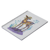 かわいい鹿 ノートブック (左側)