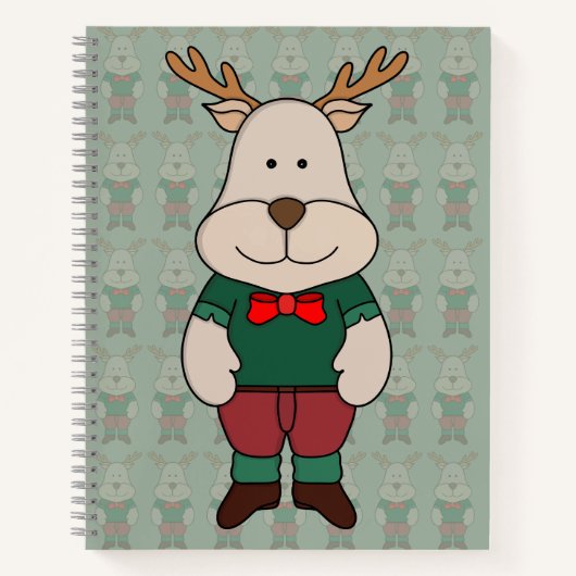 かわいい鹿 ノートブック (正面)
