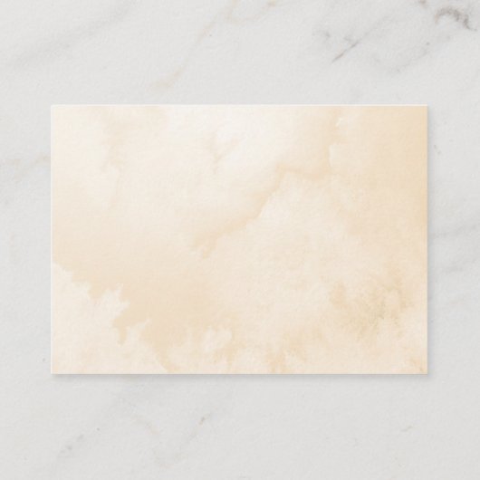 かわいい鹿ohベビー本ベビーリクエストカード エンクロージャーカード (裏面)